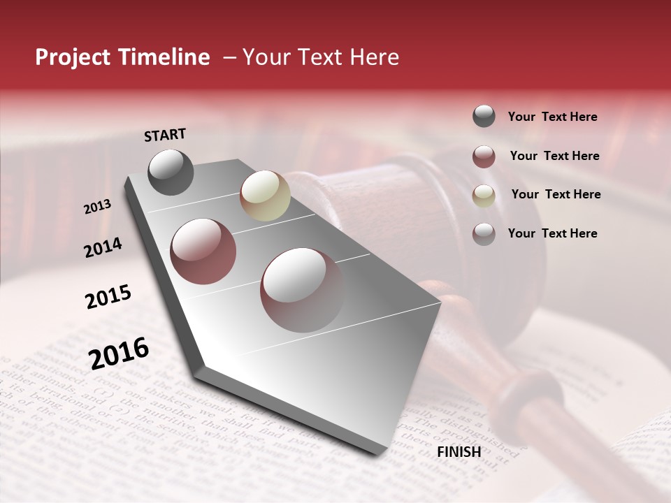 Firm Wooden Books PowerPoint Template