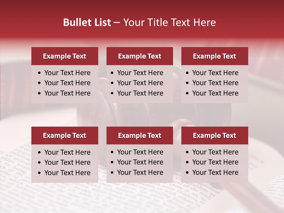 Firm Wooden Books PowerPoint Template