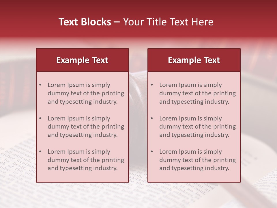 Firm Wooden Books PowerPoint Template