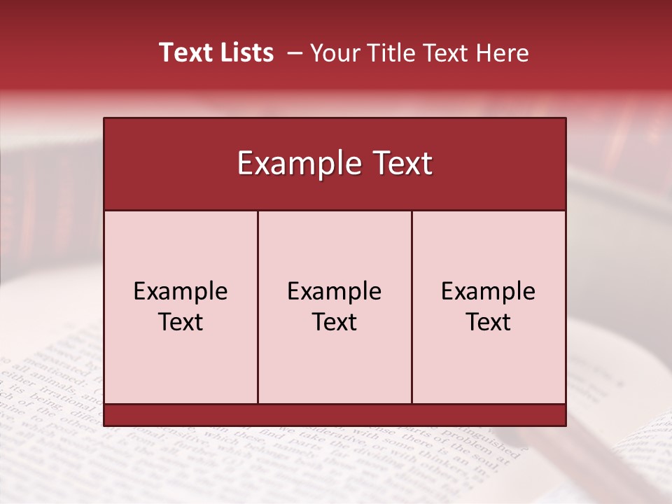 Firm Wooden Books PowerPoint Template