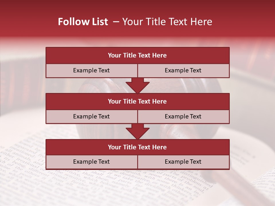 Firm Wooden Books PowerPoint Template