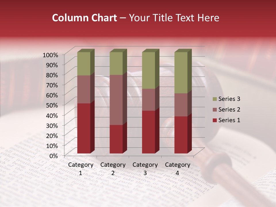 Firm Wooden Books PowerPoint Template