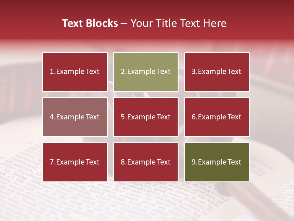 Firm Wooden Books PowerPoint Template