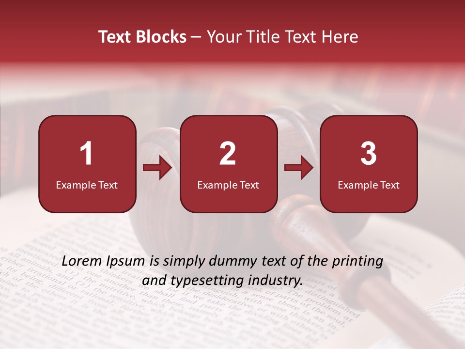Firm Wooden Books PowerPoint Template
