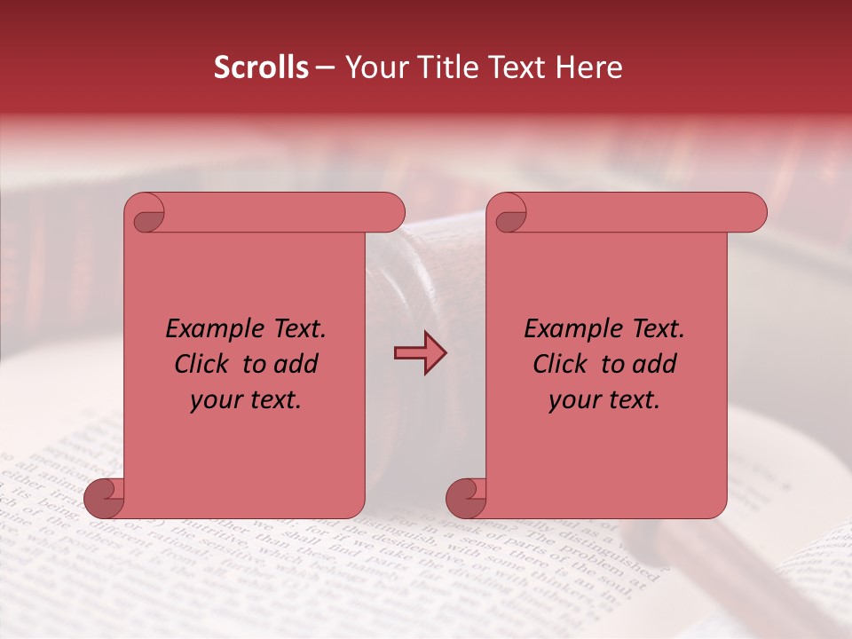 Firm Wooden Books PowerPoint Template