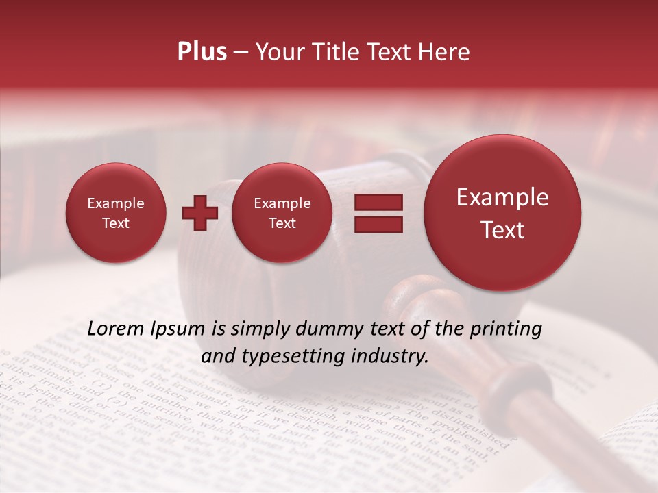 Firm Wooden Books PowerPoint Template