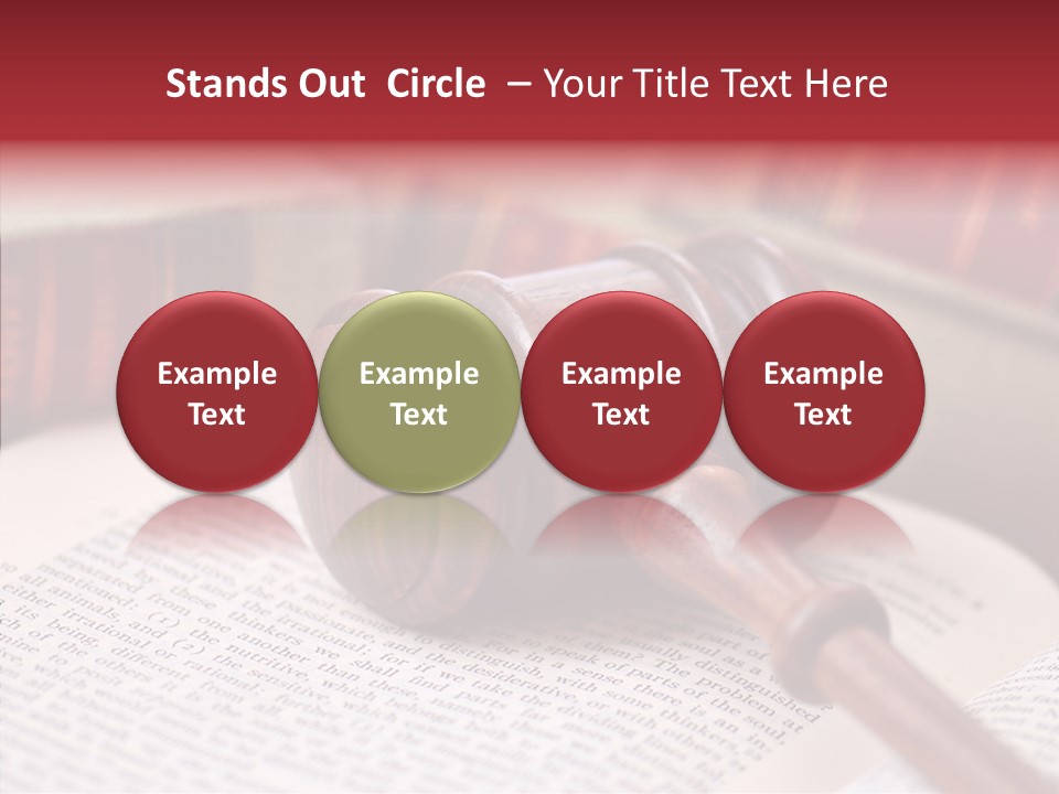 Firm Wooden Books PowerPoint Template