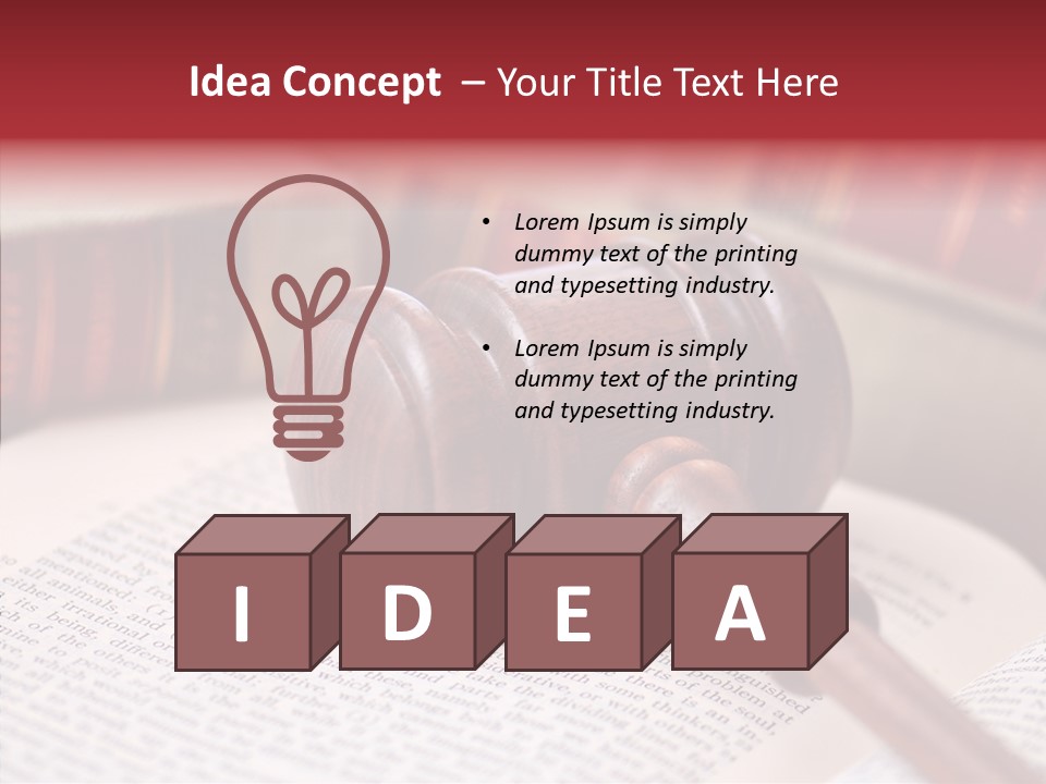 Firm Wooden Books PowerPoint Template