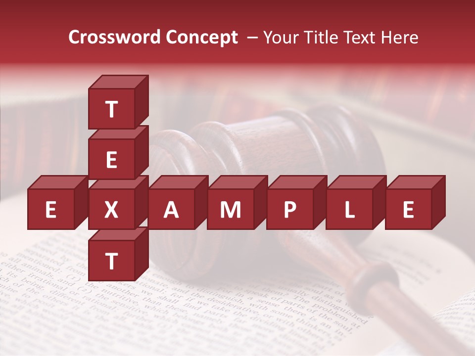 Firm Wooden Books PowerPoint Template