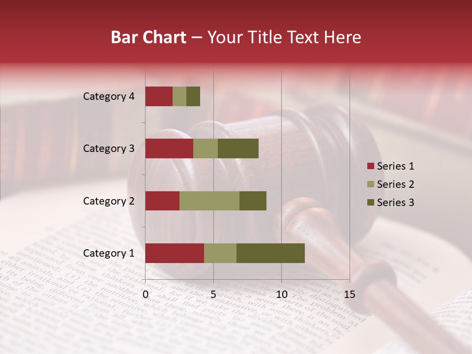Firm Wooden Books PowerPoint Template