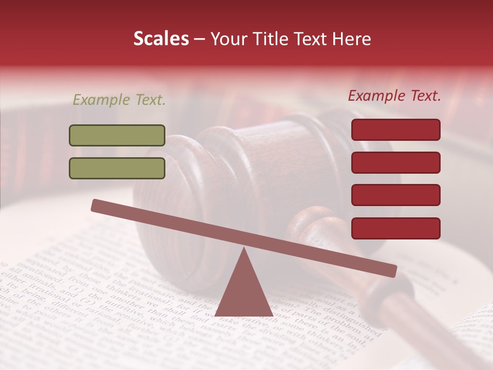 Firm Wooden Books PowerPoint Template