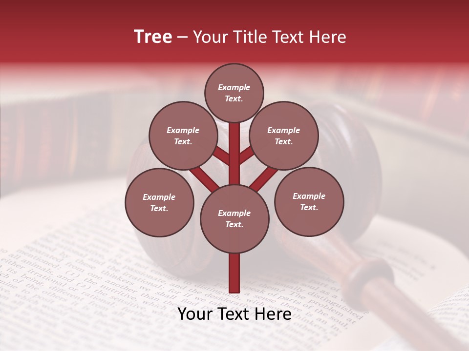 Firm Wooden Books PowerPoint Template