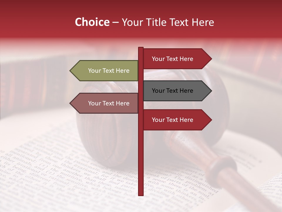 Firm Wooden Books PowerPoint Template