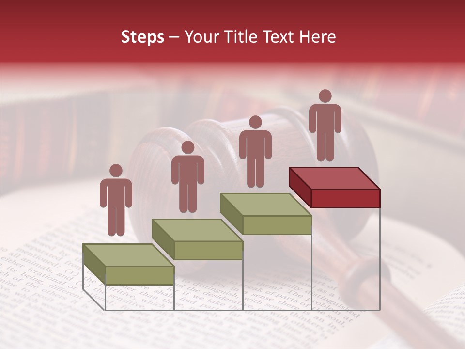 Firm Wooden Books PowerPoint Template