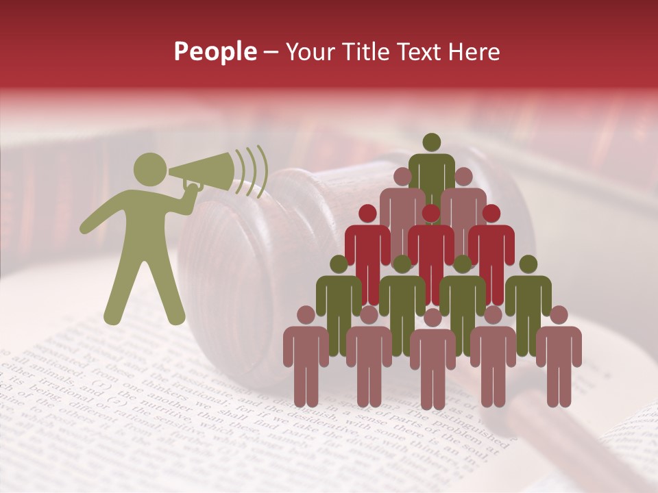 Firm Wooden Books PowerPoint Template