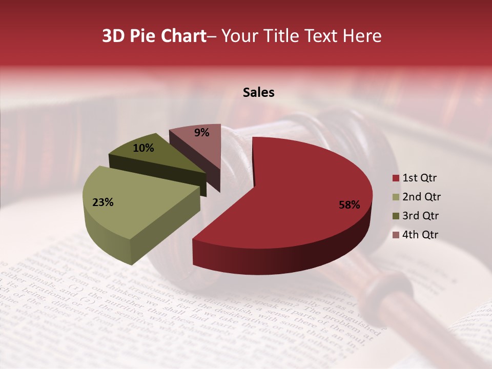 Firm Wooden Books PowerPoint Template