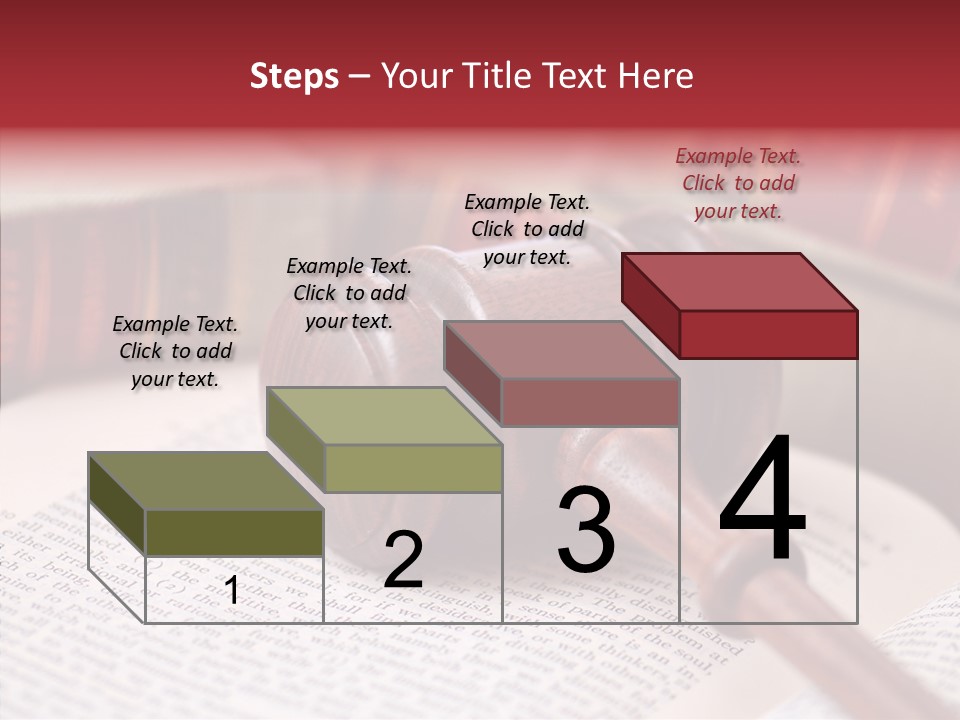 Firm Wooden Books PowerPoint Template