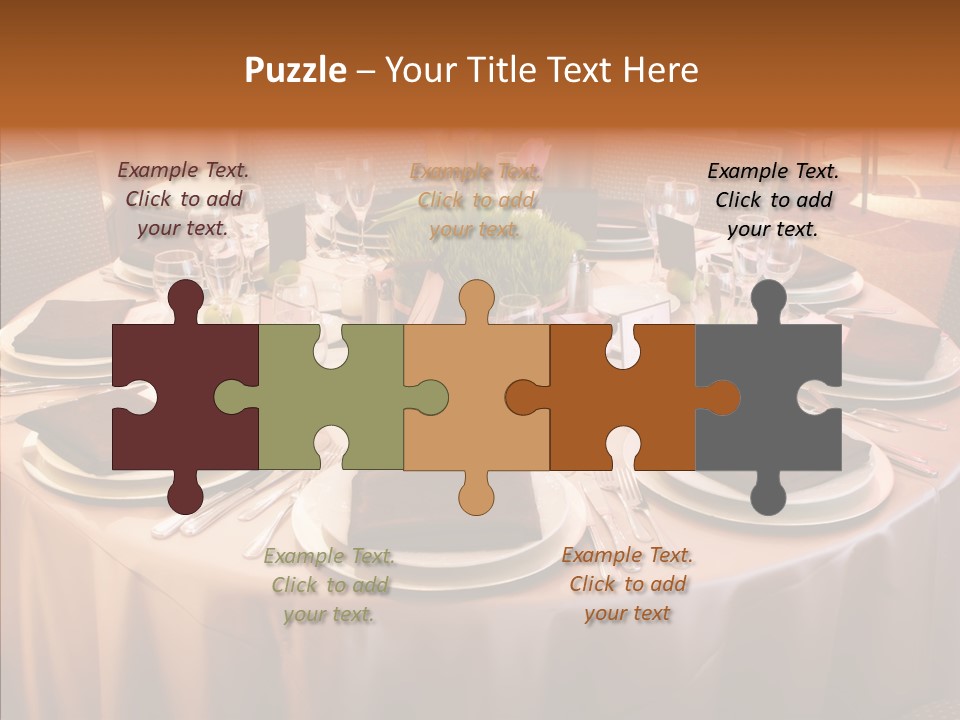 Bouquet Wedding China PowerPoint Template