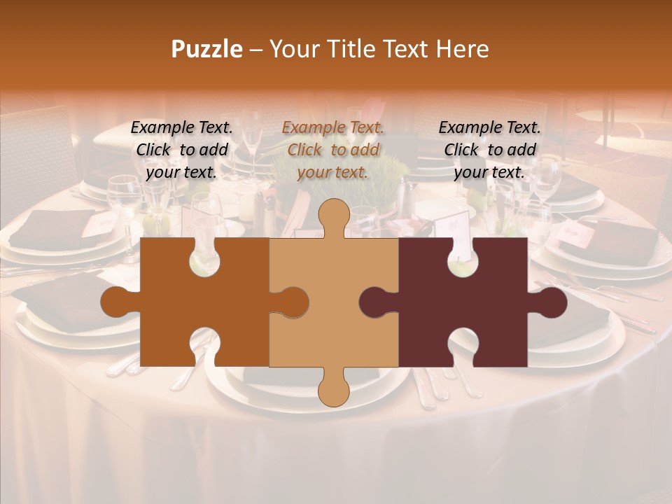 Bouquet Wedding China PowerPoint Template