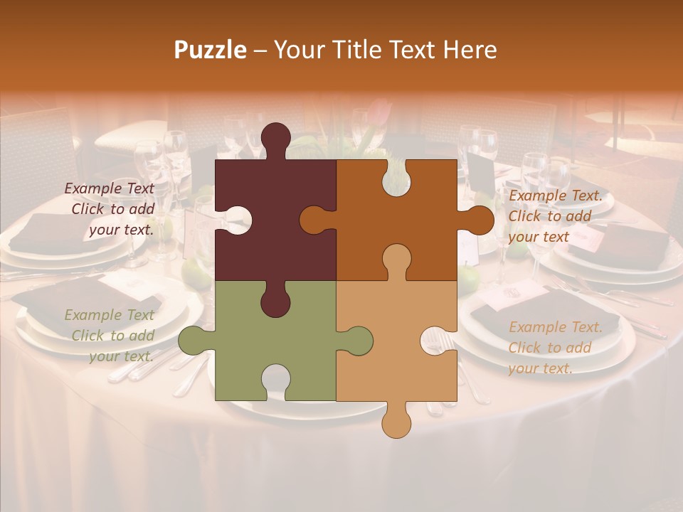 Bouquet Wedding China PowerPoint Template