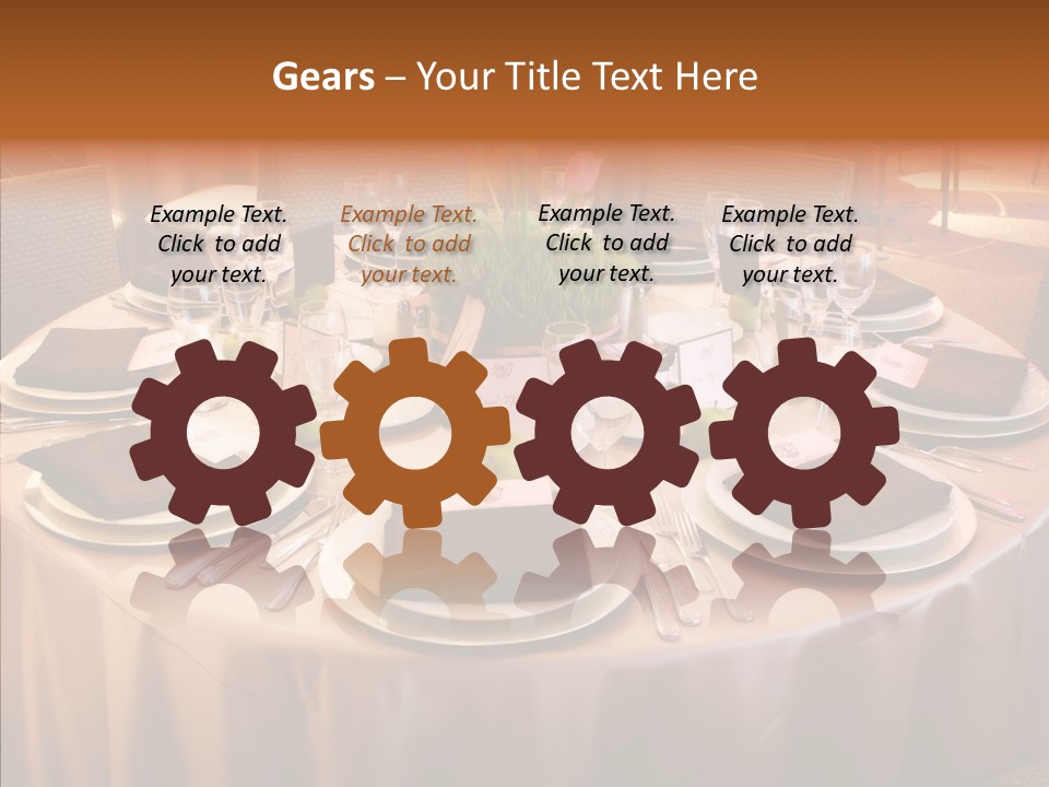 Bouquet Wedding China PowerPoint Template