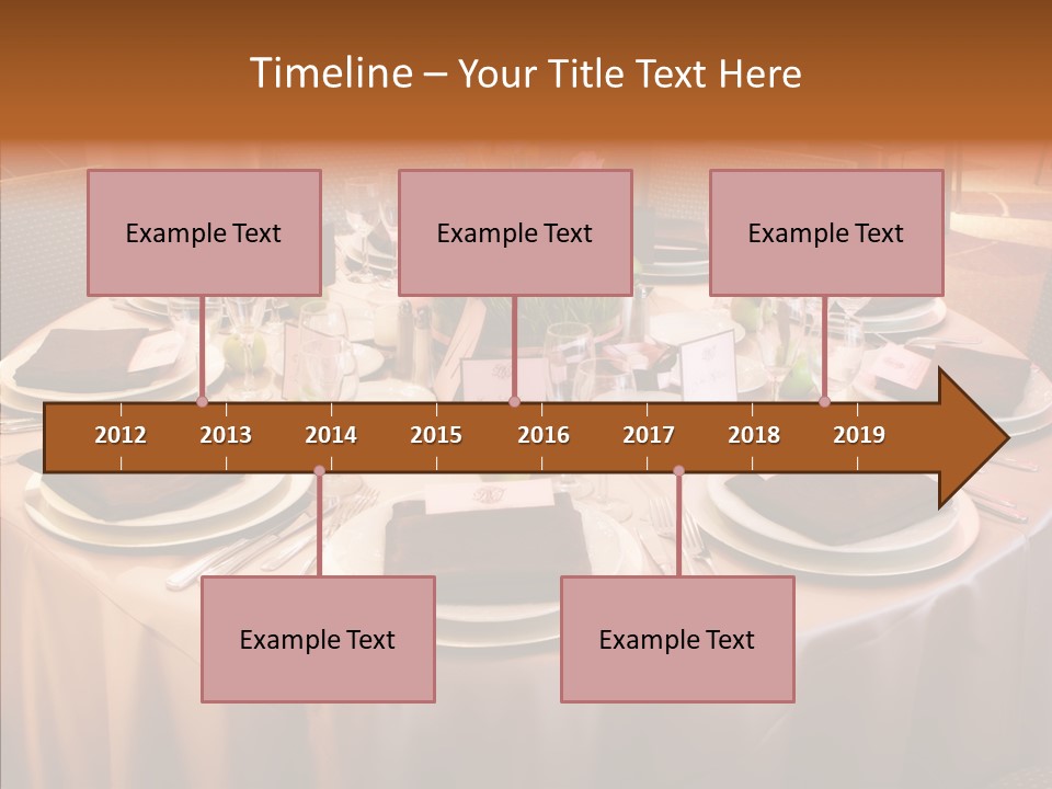 Bouquet Wedding China PowerPoint Template
