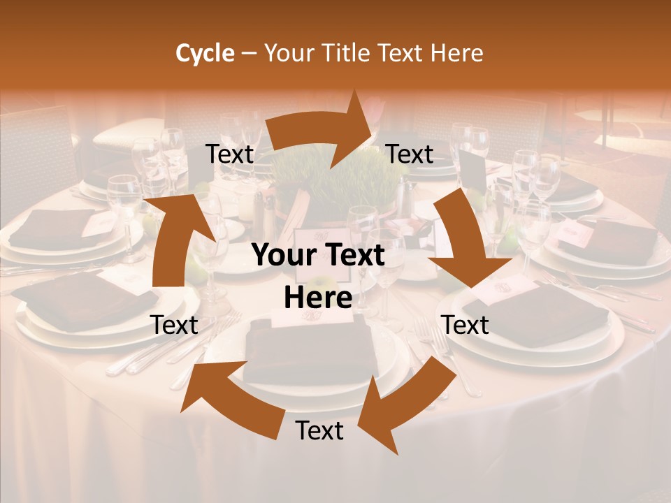 Bouquet Wedding China PowerPoint Template