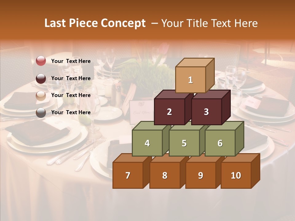 Bouquet Wedding China PowerPoint Template