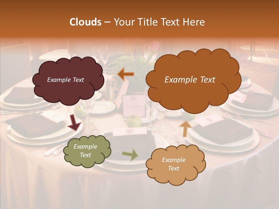 Bouquet Wedding China PowerPoint Template