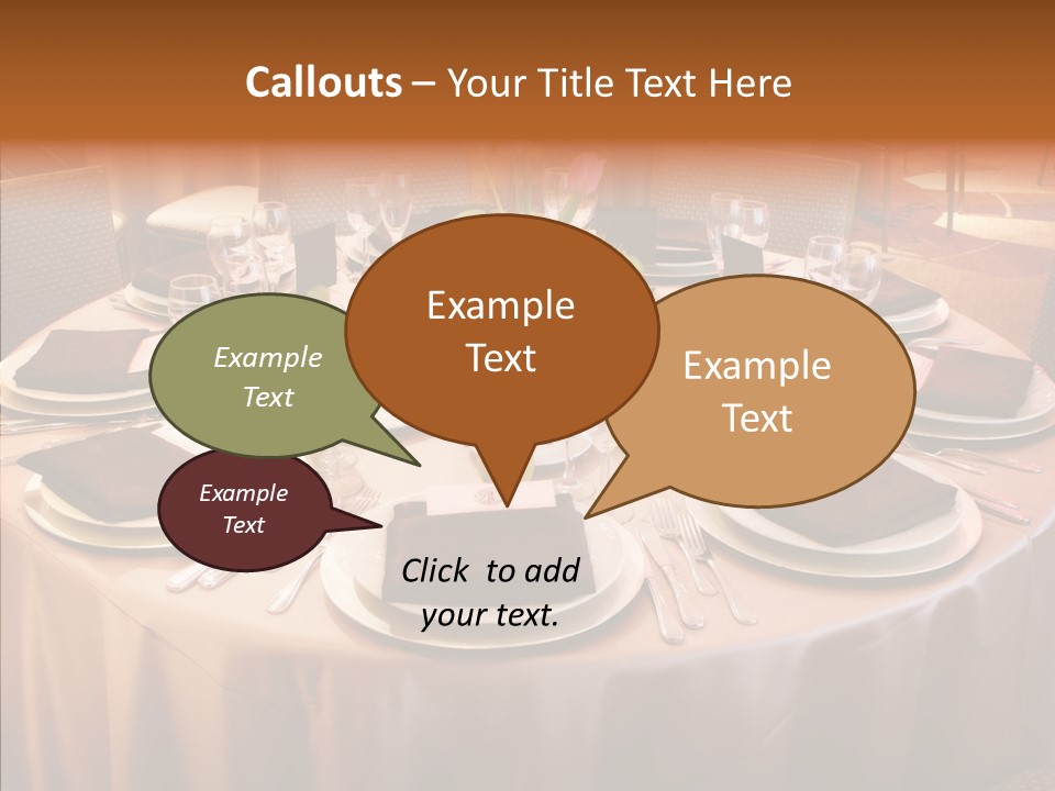 Bouquet Wedding China PowerPoint Template