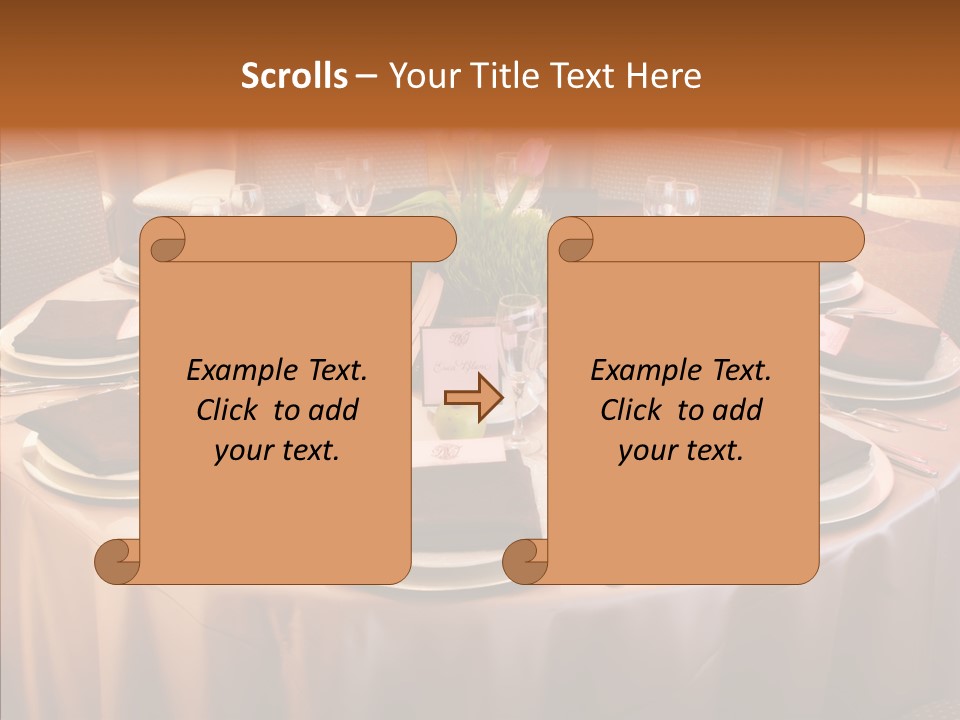Bouquet Wedding China PowerPoint Template