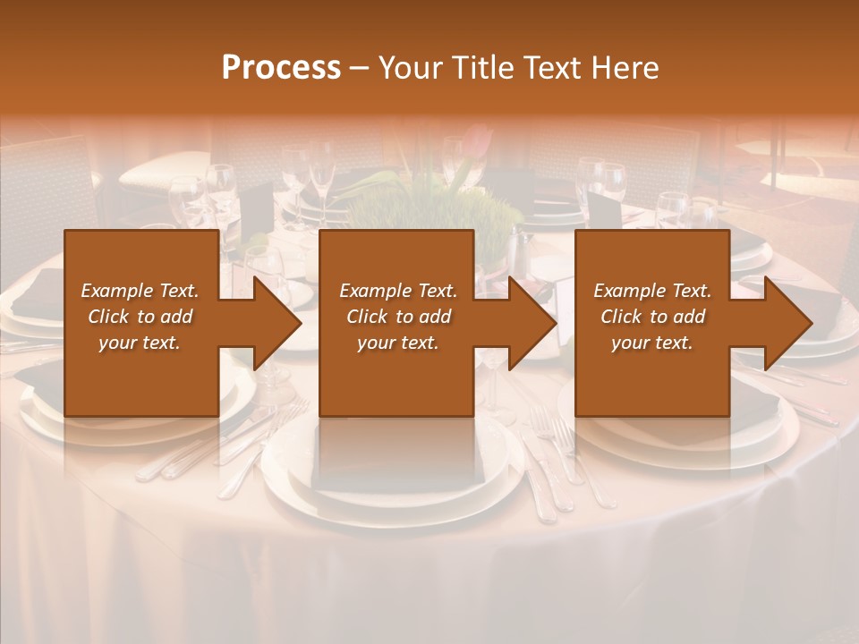Bouquet Wedding China PowerPoint Template