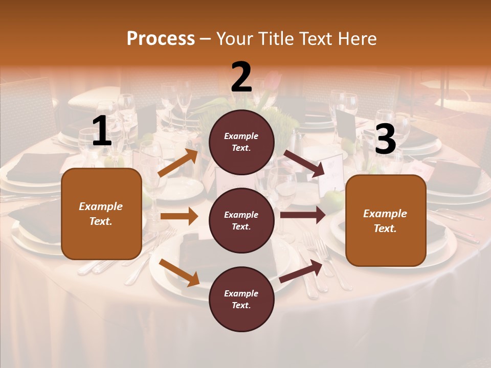 Bouquet Wedding China PowerPoint Template