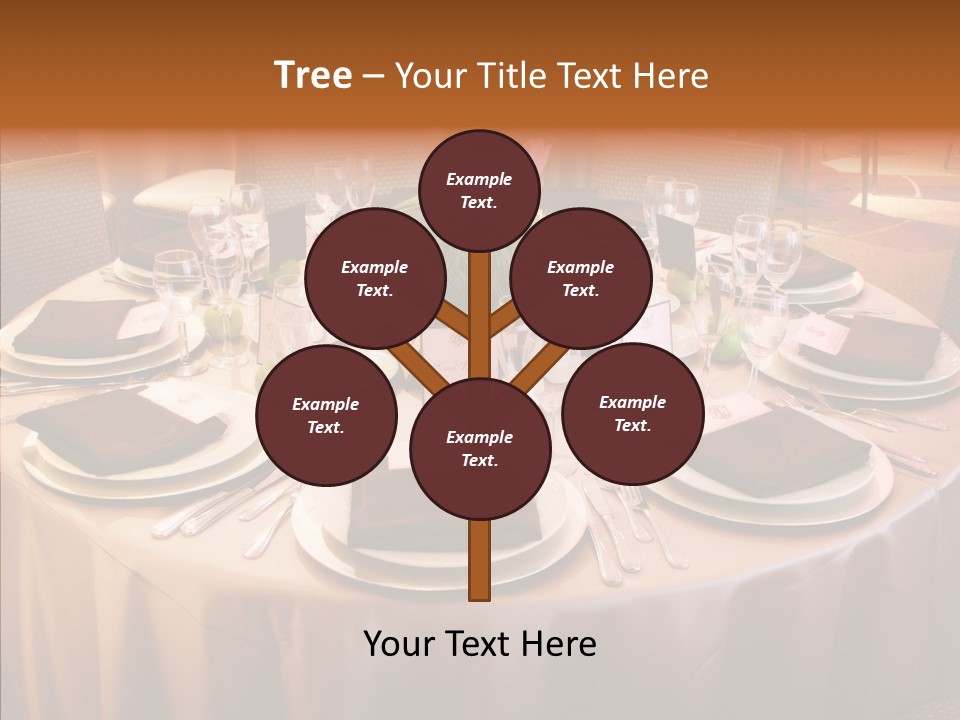 Bouquet Wedding China PowerPoint Template