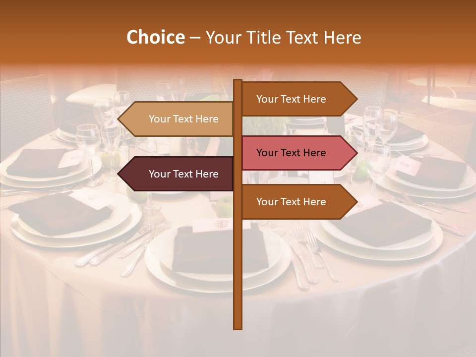 Bouquet Wedding China PowerPoint Template