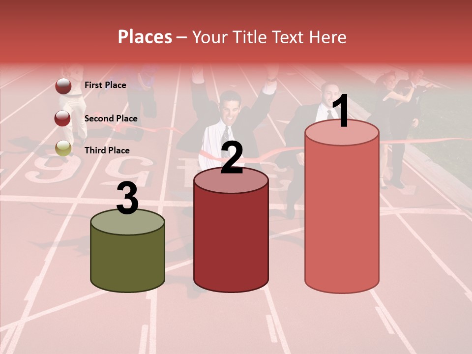 Winner Sprint Champion PowerPoint Template