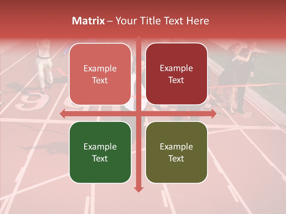 Winner Sprint Champion PowerPoint Template