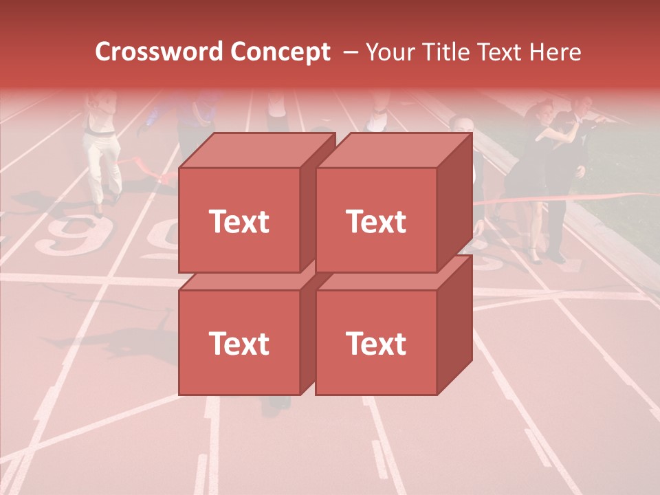 Winner Sprint Champion PowerPoint Template