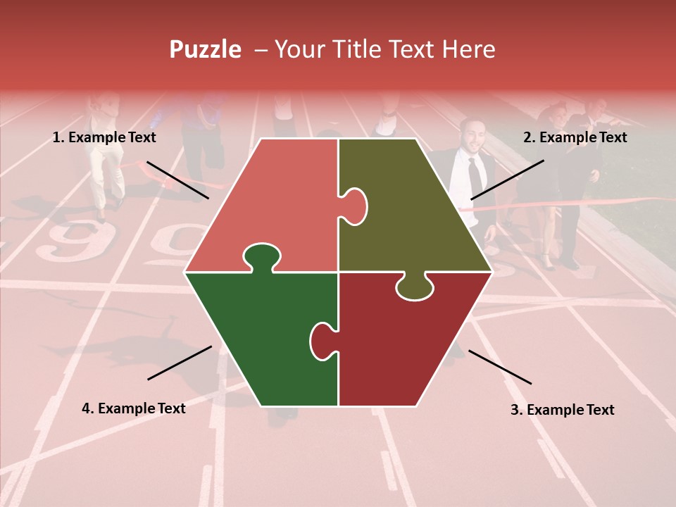 Winner Sprint Champion PowerPoint Template