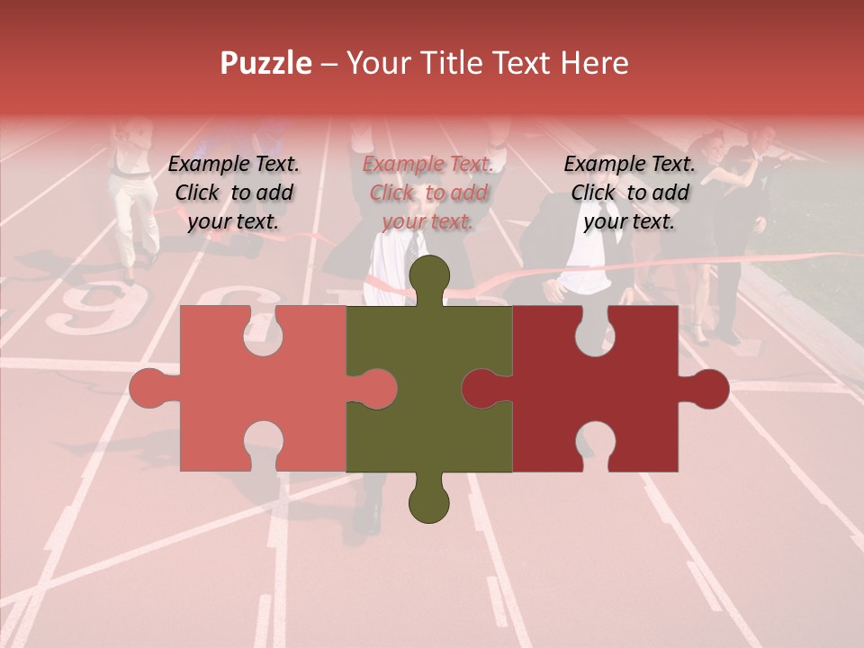 Winner Sprint Champion PowerPoint Template