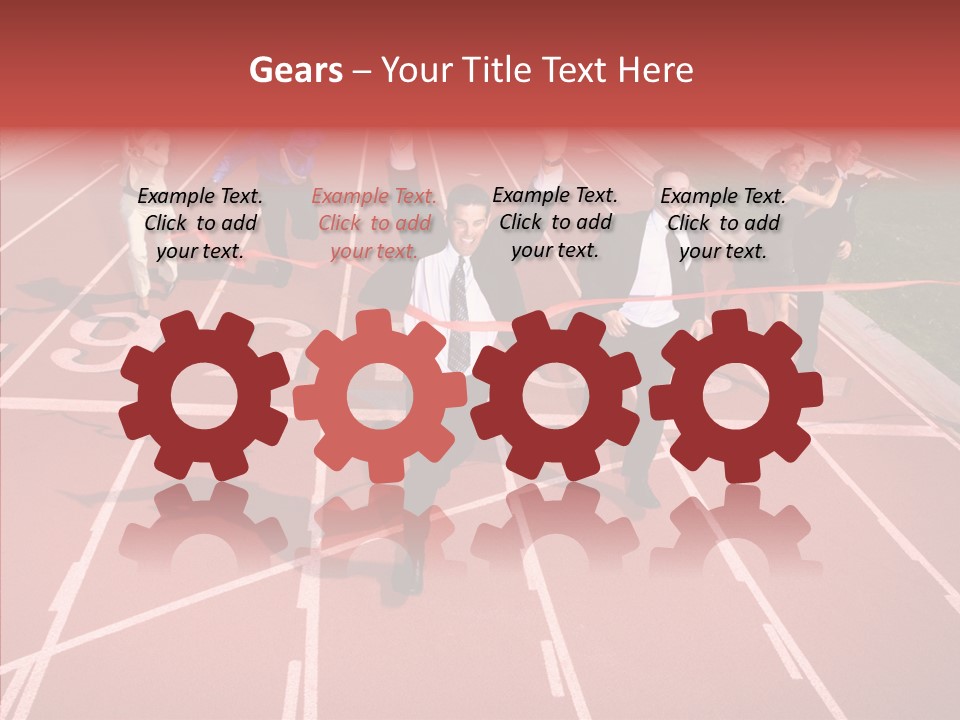 Winner Sprint Champion PowerPoint Template