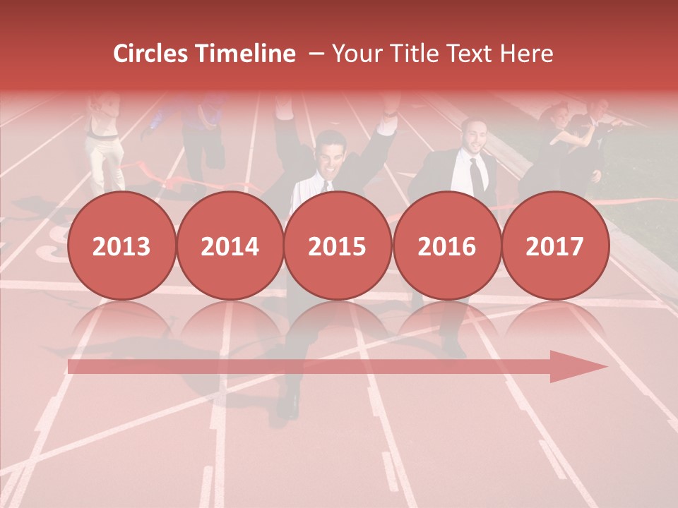 Winner Sprint Champion PowerPoint Template