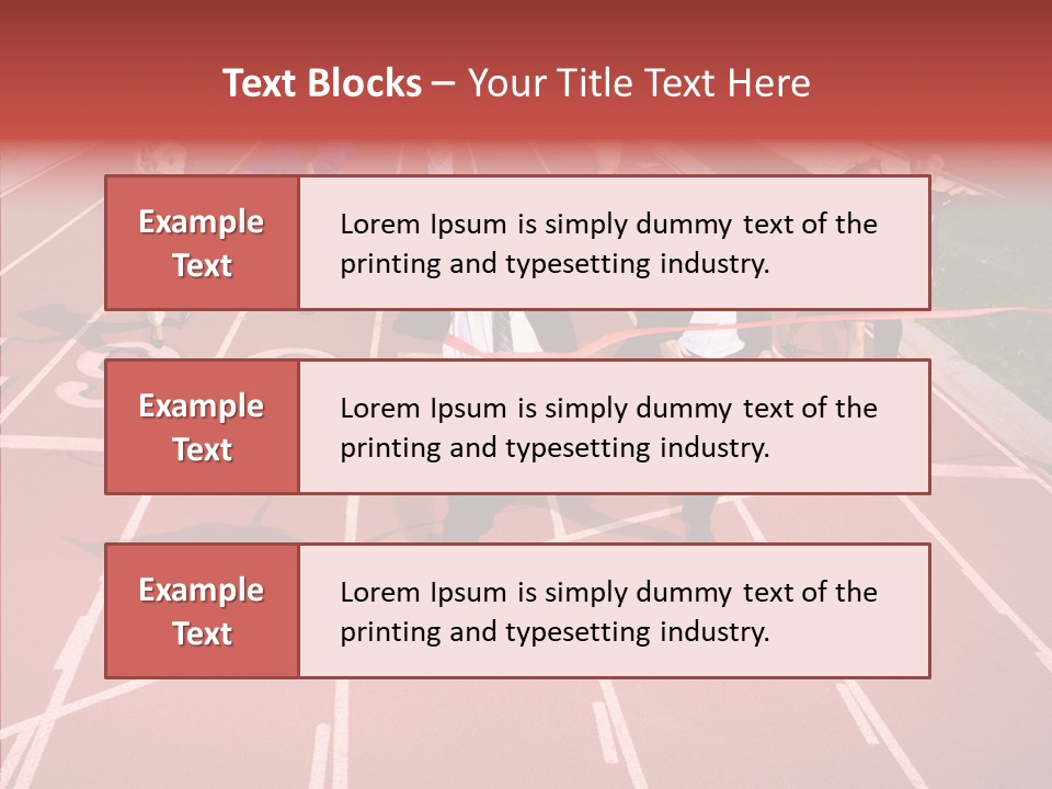 Winner Sprint Champion PowerPoint Template