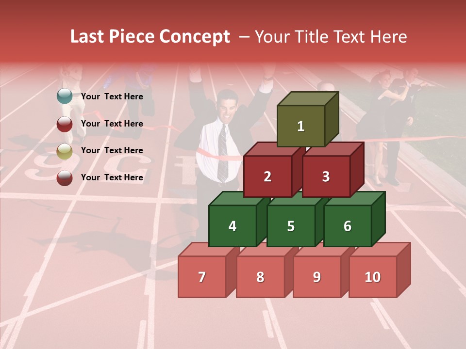Winner Sprint Champion PowerPoint Template