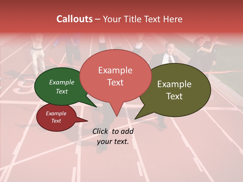 Winner Sprint Champion PowerPoint Template