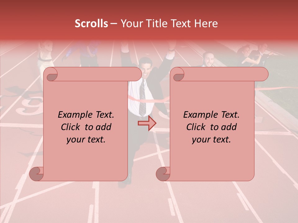 Winner Sprint Champion PowerPoint Template