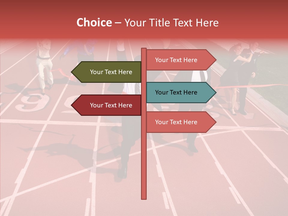 Winner Sprint Champion PowerPoint Template