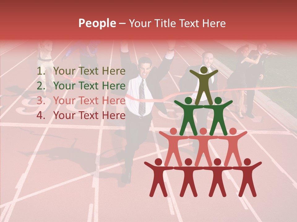 Winner Sprint Champion PowerPoint Template