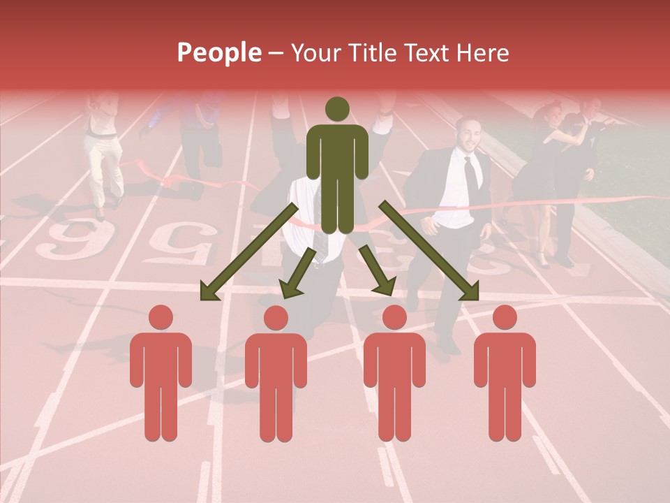 Winner Sprint Champion PowerPoint Template