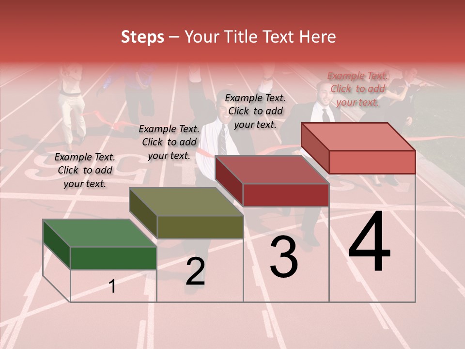 Winner Sprint Champion PowerPoint Template
